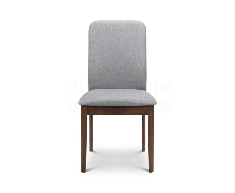 Albany Stylish Dining Chair - Grey Fabric Mix