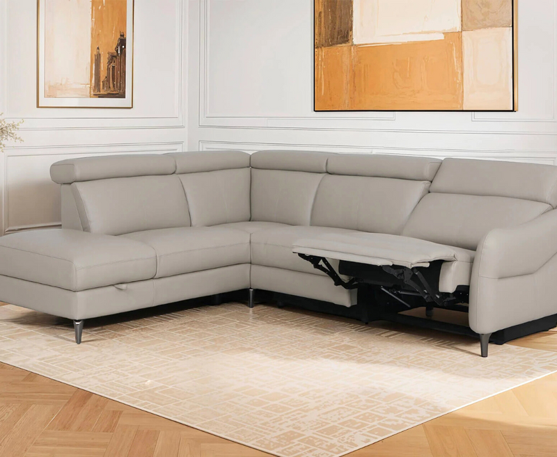 Atlasi Electric Corner Sofa - Stone