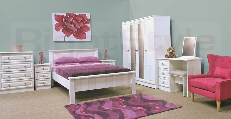 Avoca 2 Door Robe with Shelves and Mirror