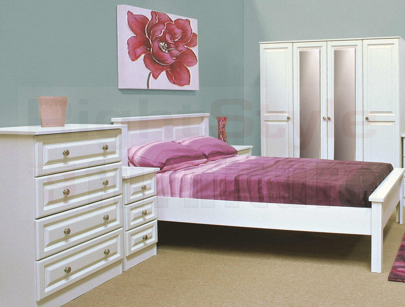 Avoca 2 Door Robe with Shelves and Mirror