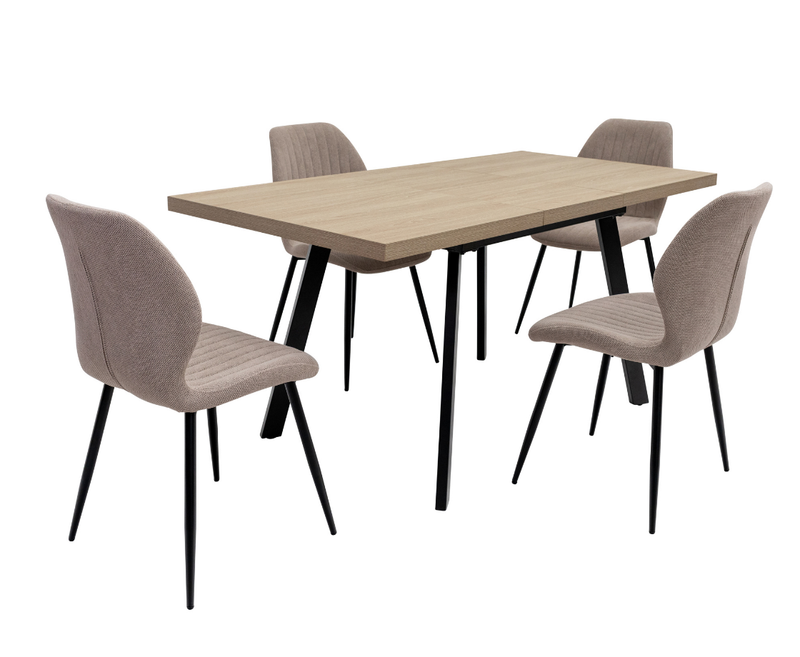 Dalton 1.2m Extending Dining Table - Light Oak