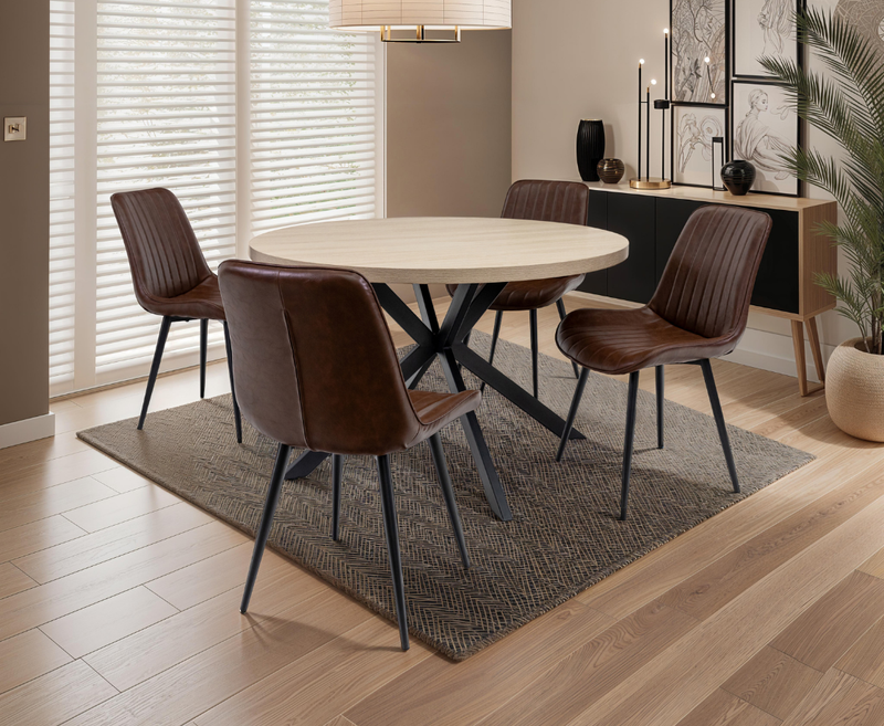 Dalton 1.2m Round Dining Table