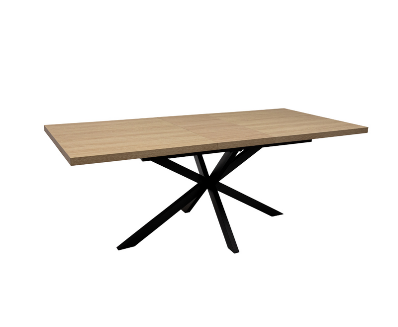 Dalton 1.6m Extending Dining Table - Light Oak