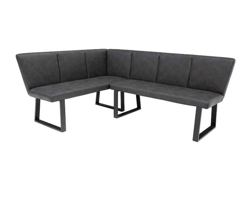 Franklyn Faux Leather Corner Bench