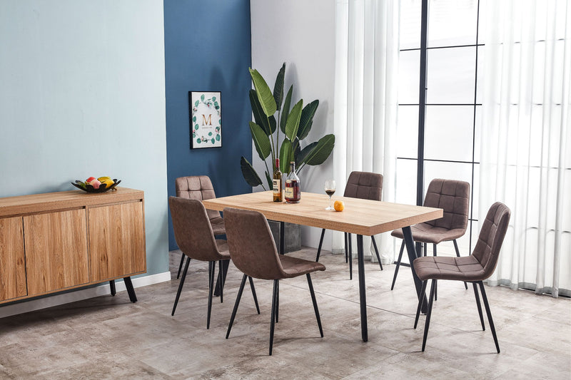 Isabelle 1.6m Rectangle Dining Table - Oak