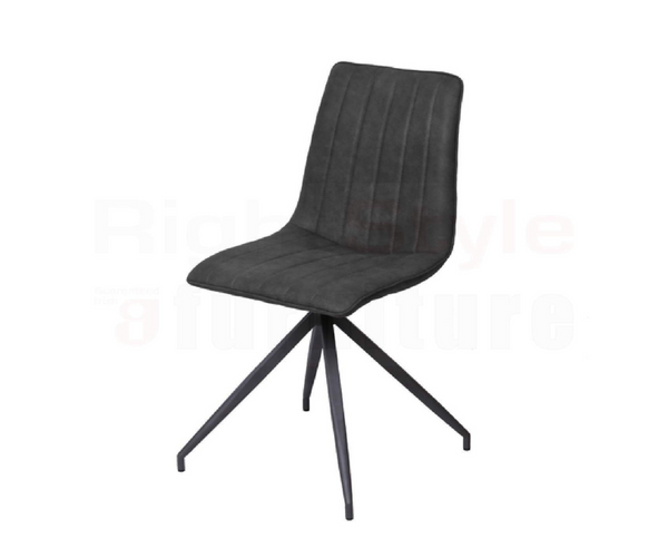 Isaac Dining Chair, Charcoal