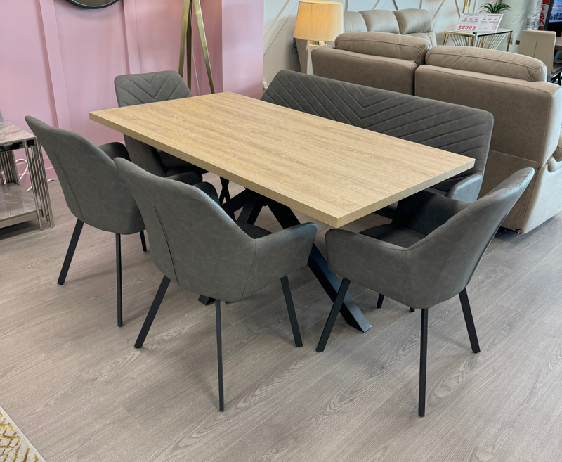 Krista 160cm Dining Set