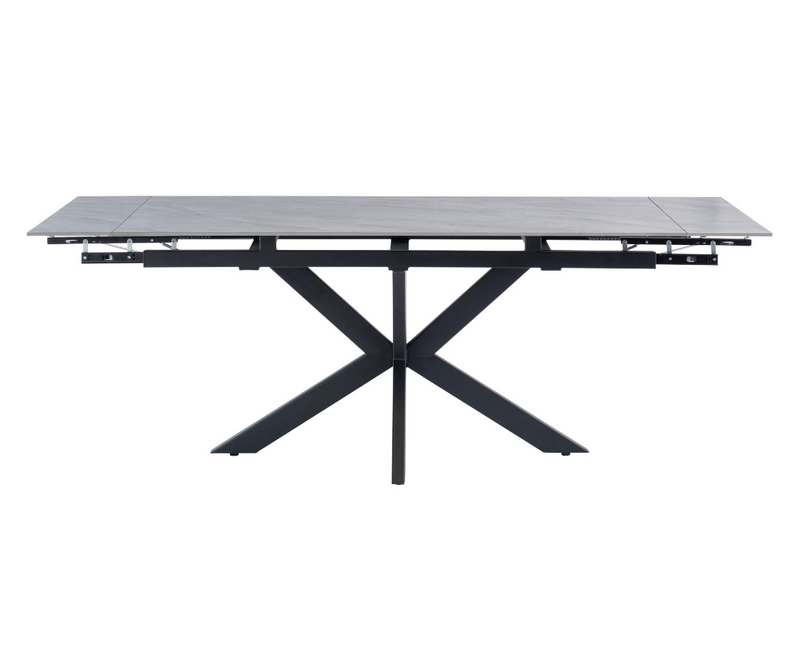 Lumi 1.7m (+0.5M) Extending Dining Table - Rebecca Grey