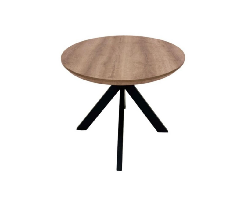 Manhattan 120cm Round Extending Dining Set - 4 Talia Chairs