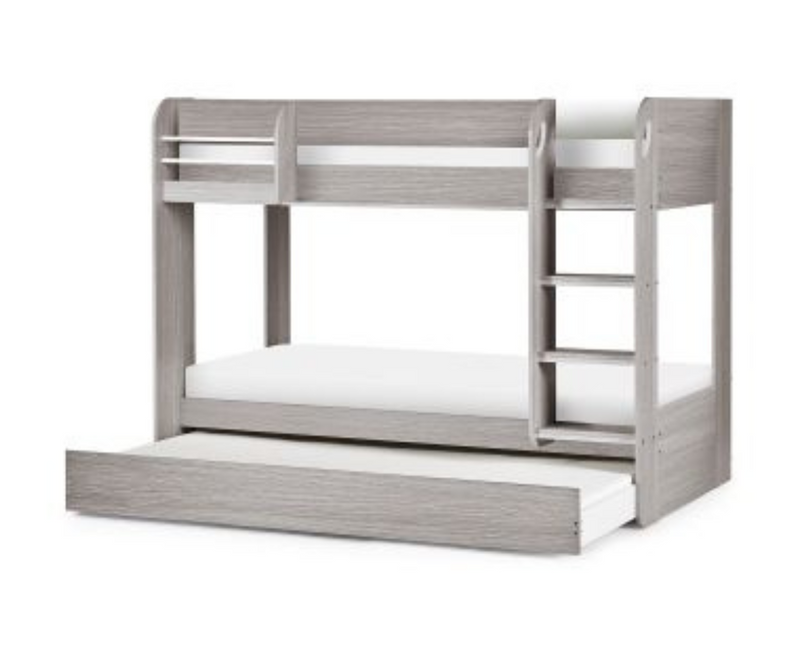 Mark Bunk and Underbed - Grey Oak