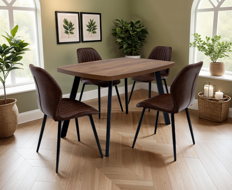 Panama 1.2m Dining Table - Dark Oak