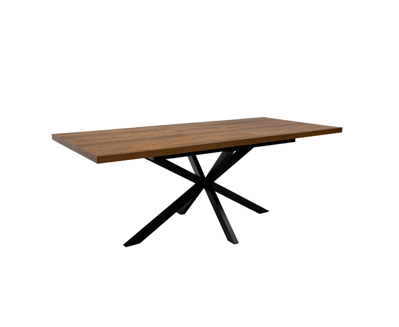 Panama 1.6m Extending Dining Table - Dark Oak