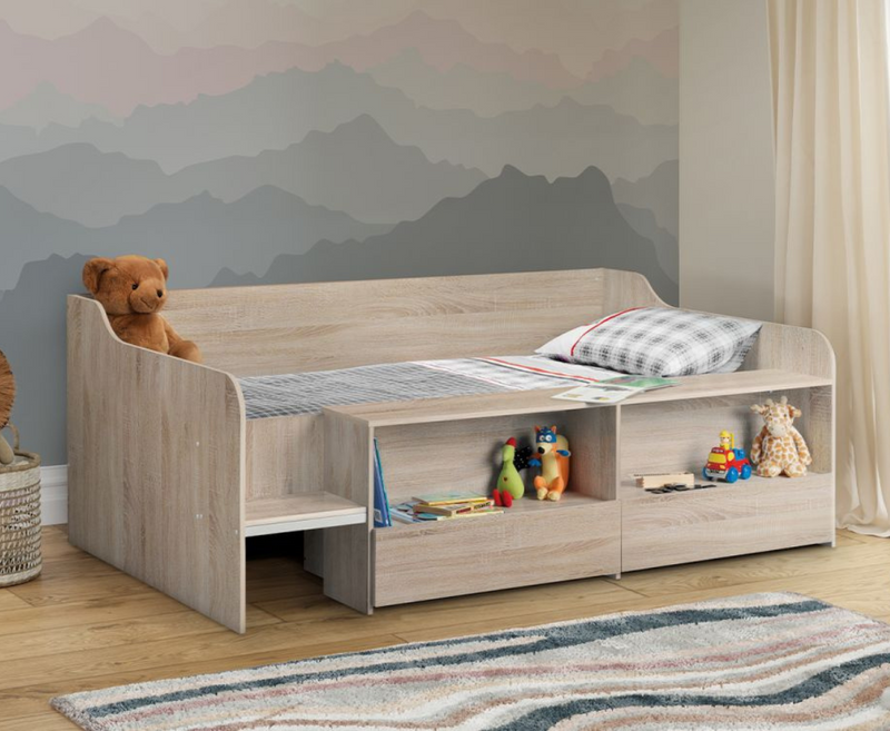 Kira Low Sleeper - Sonoma Oak