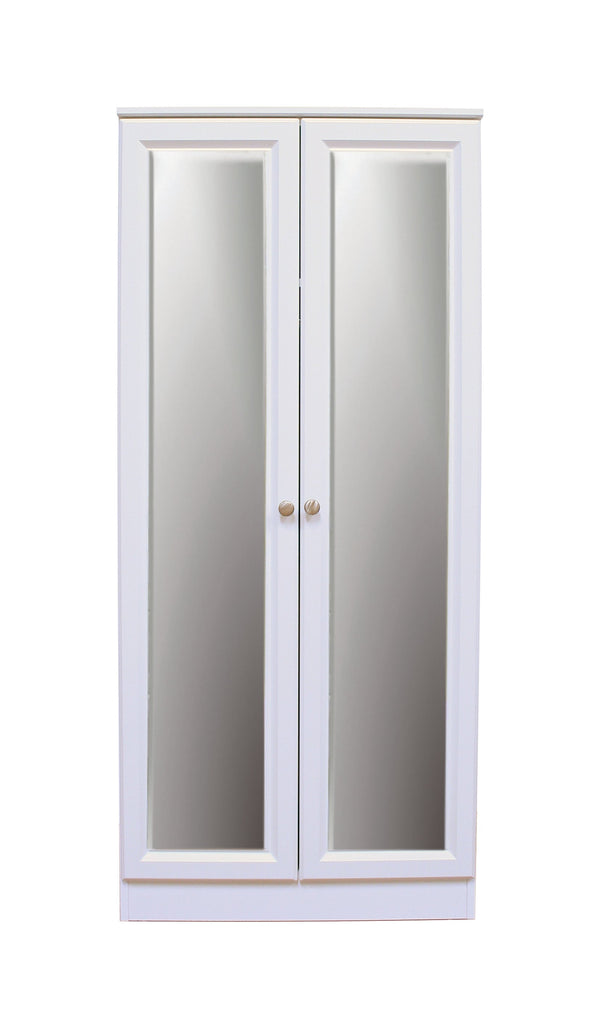 Avoca 2 Door Hanging + Mirror 1000mm Wide Robe