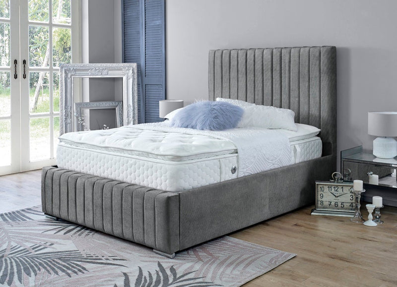 Turin 3ft Single Ottoman Bed Frame- Naples Sand