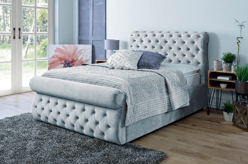 Alicante 4ft 6 Ottoman Bed Frame- Naples Grey