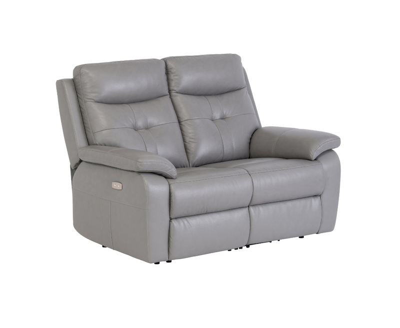 Sorena 2 Seater Leather Electric Recliner Sofa