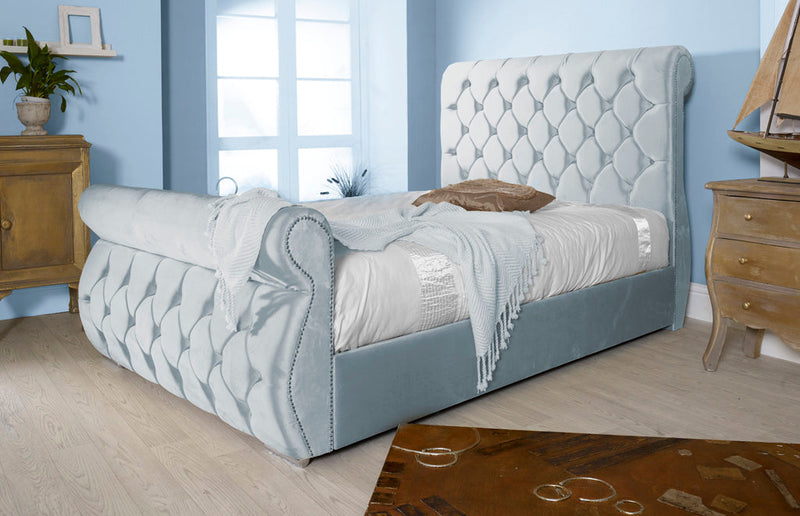 Chester 3ft Single Ottoman Bed Frame- Naples Grey