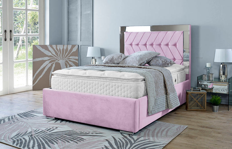 Parie 5ft Kingsize Bed Frame- Naples Sand