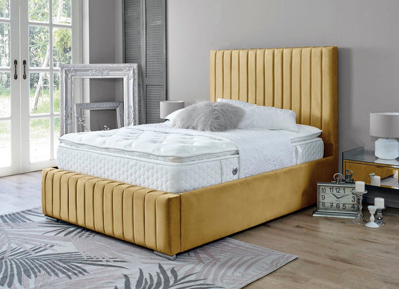 Turin 3ft Single Bed Frame- Naples Sand