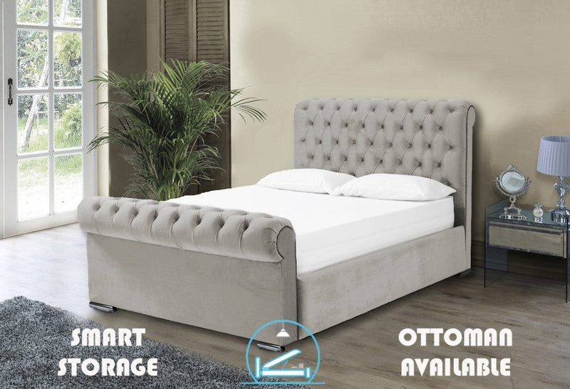 Benito 4ft 6 Ottoman Bed Frame- Naples Sand