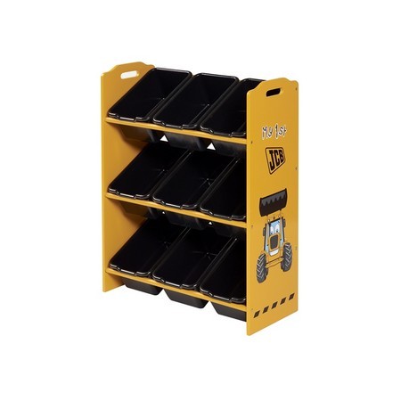 JCB Children's Digger 9 Bin Storage Unit