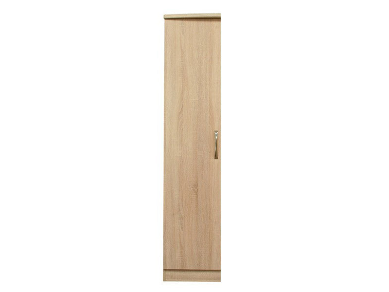 Lungo Mid Oak 1 Door Robe Hanging