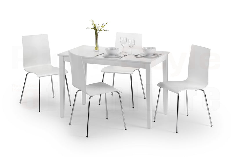 Kula Dining Table - Satin White